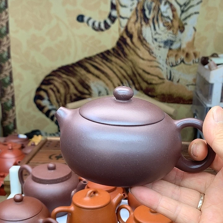 紫砂茶壶本山原矿紫泥