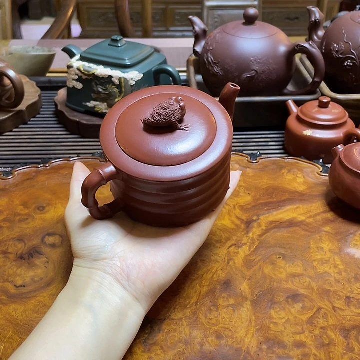 茶壶紫砂全全手工打造