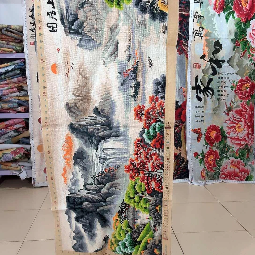 棉十字绣成品出售