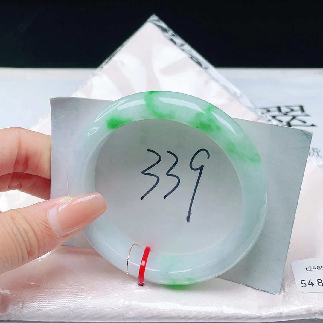 翡翠未镶嵌手镯54+正圈