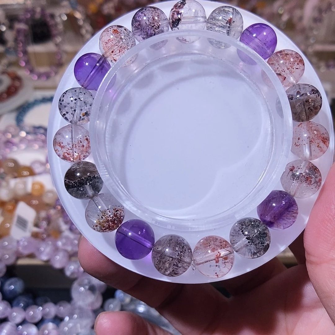 水晶未镶嵌手链超七10mm