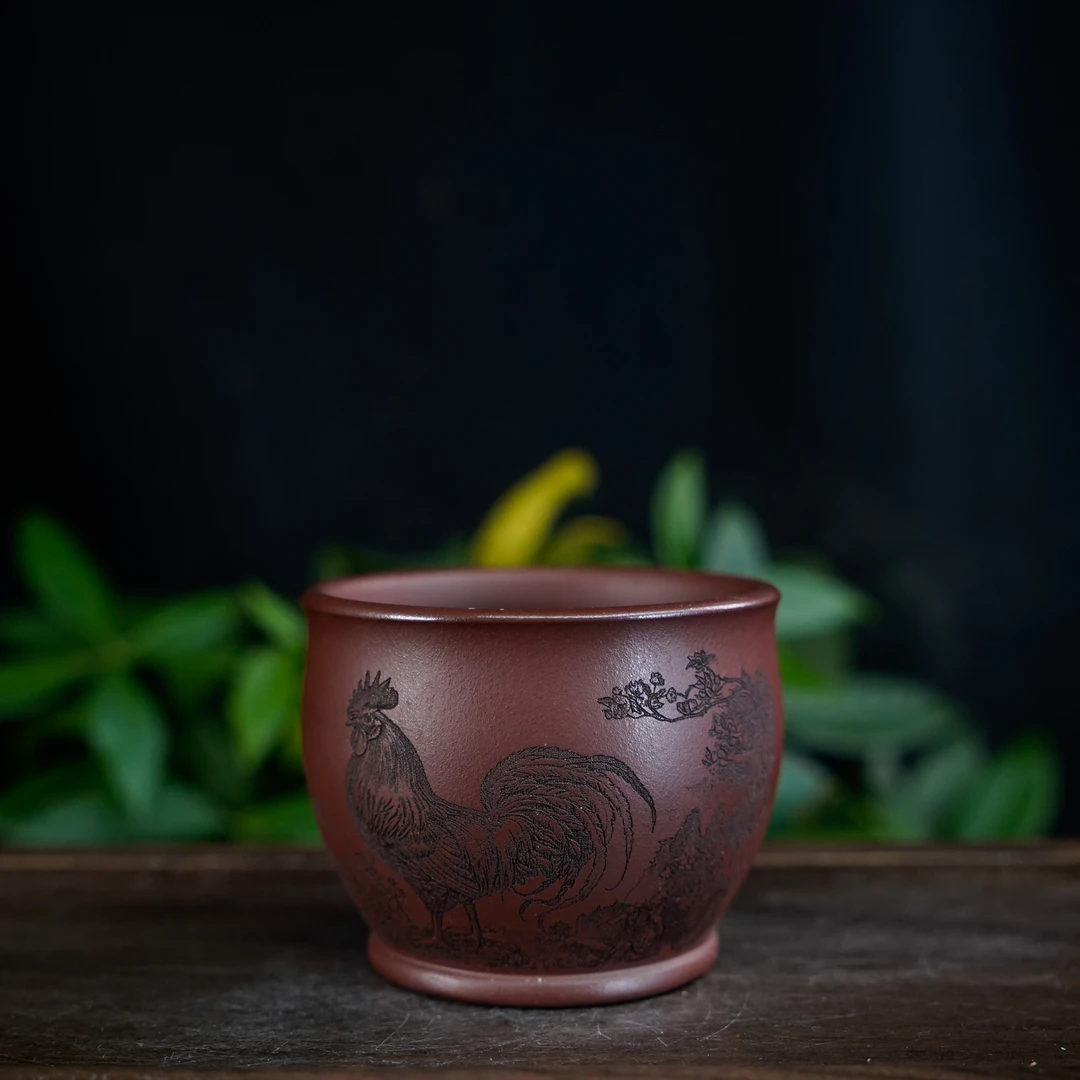 GSZS-5979  宜兴手工紫砂  生肖主人杯