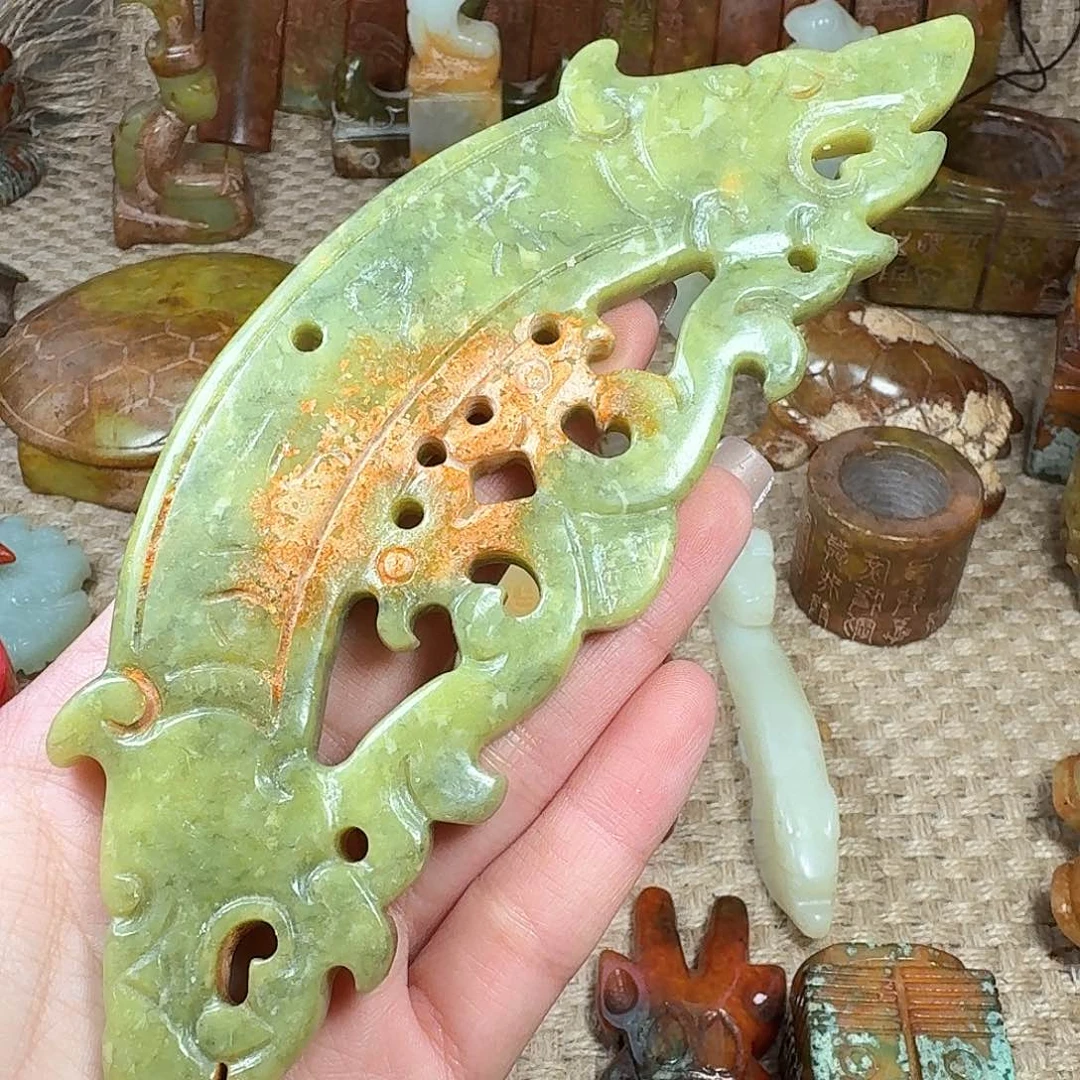 白玉菩提吊坠挂件