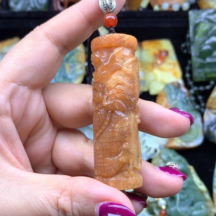 岫玉挂坠未镶嵌挂坠