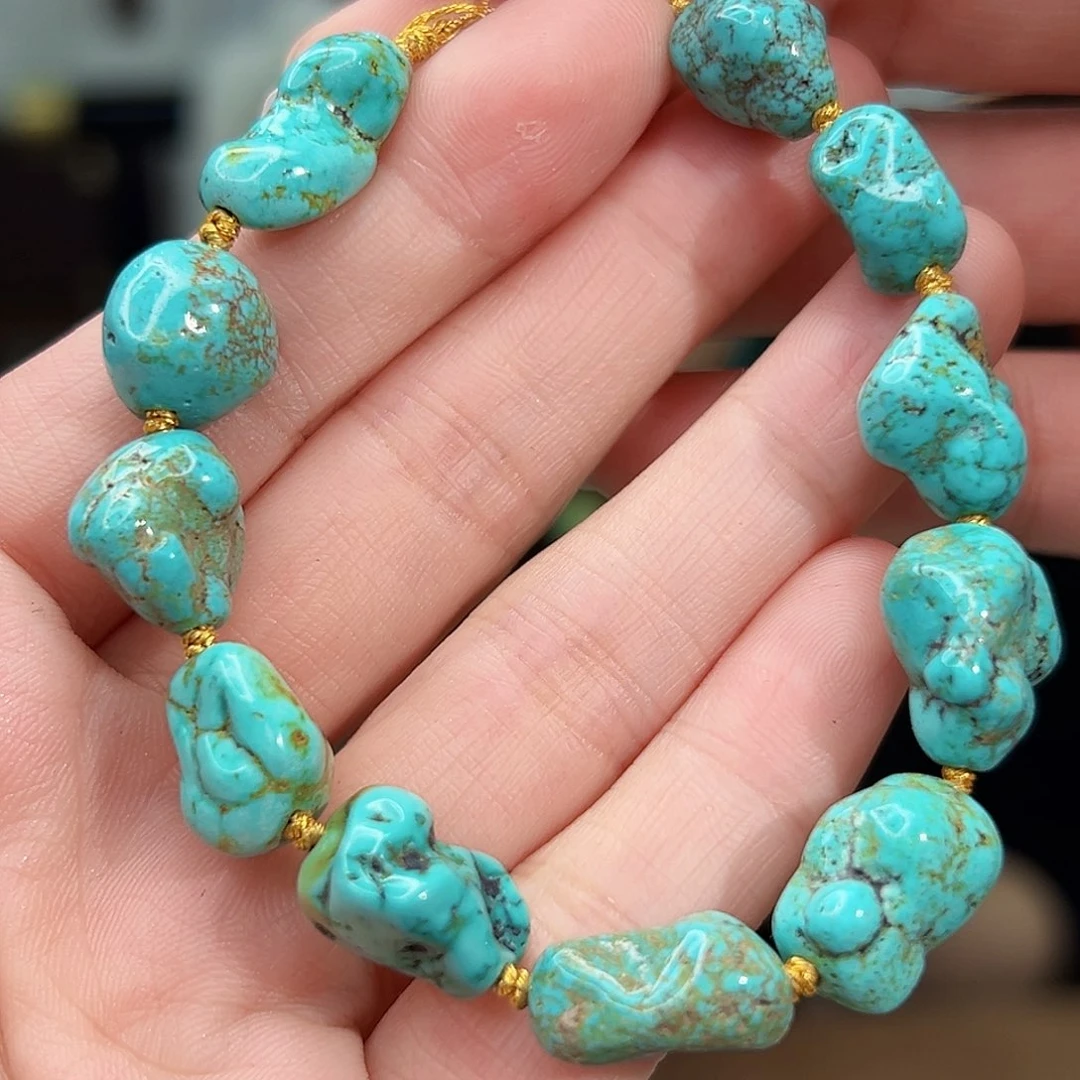 绿松石珠宝奇石未镶嵌