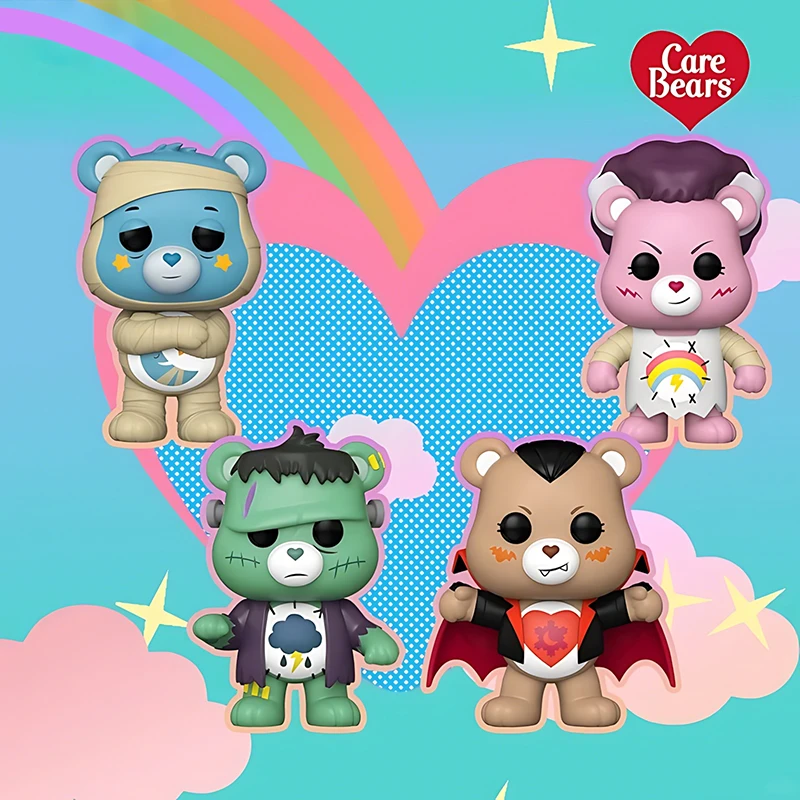 Funko丰高POP孩之宝爱心熊弗兰肯斯坦德古拉周边潮玩摆件公仔礼物