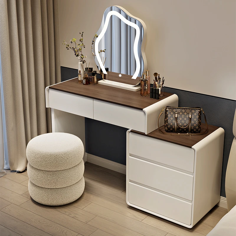 卧室家用卧室实木化妆卧室家用梳妆台化妆桌梳妆台斗柜网红家具
