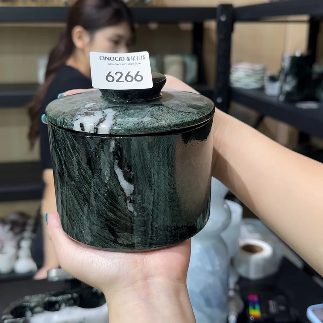 石材6266芬迪绿超大储物罐