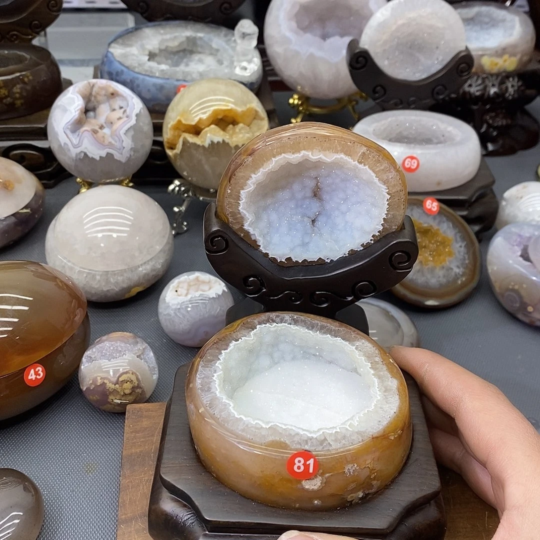 摆件未镶嵌紫晶聚宝盆