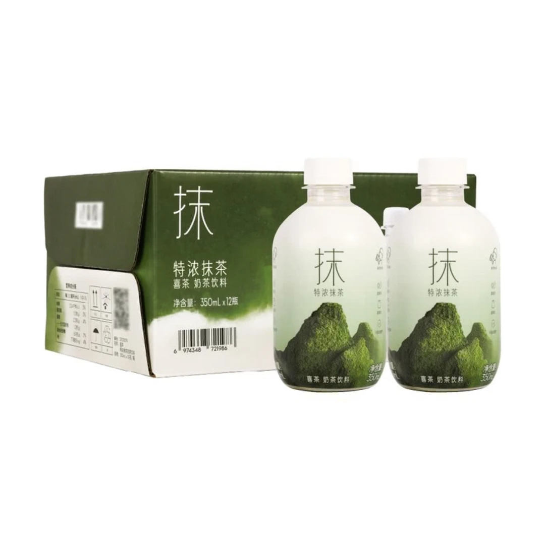 MM超市饮料分装喜茶抹茶奶茶饮料特浓口感休闲聚会下午茶网红饮品