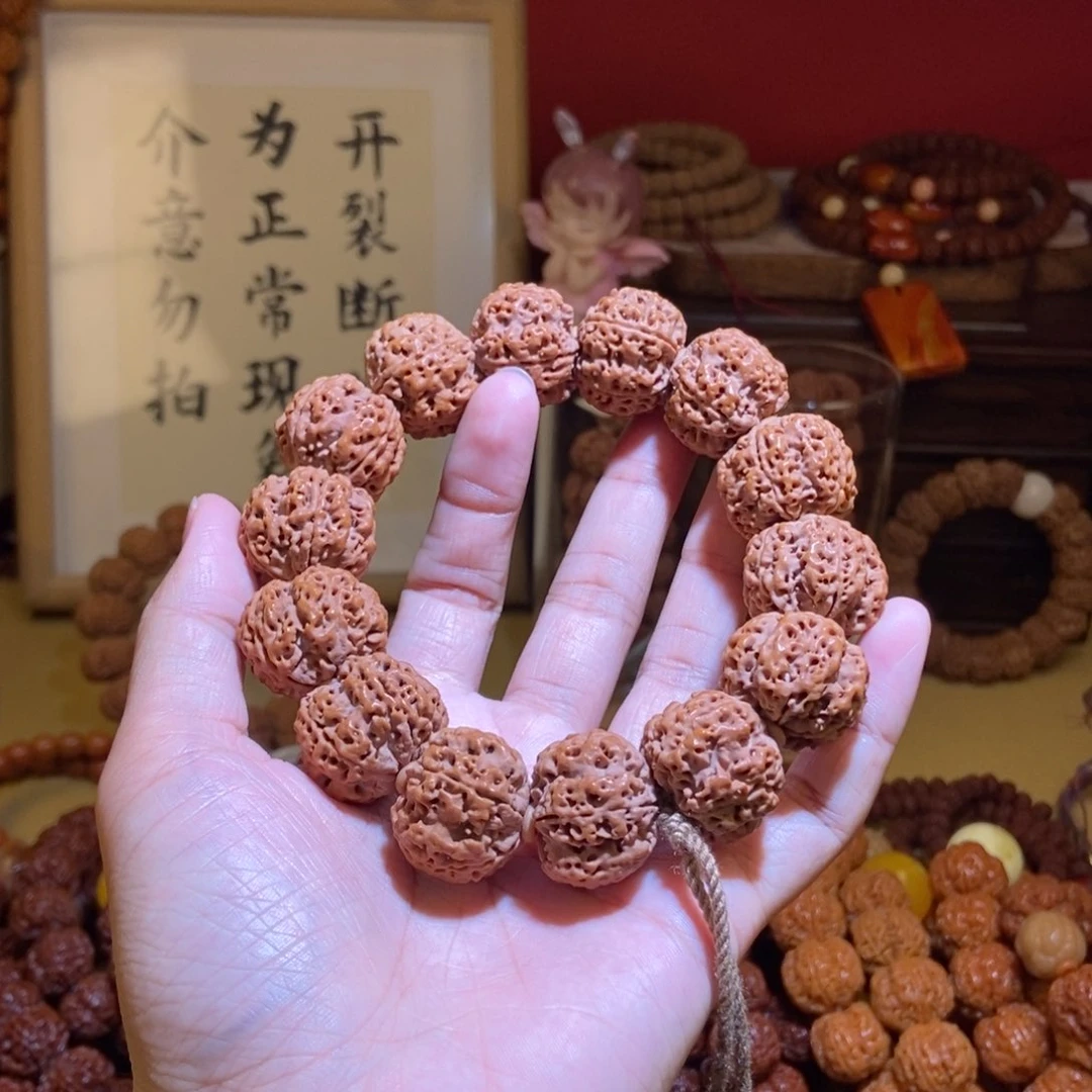 金刚菩提吊坠225原籽黄绳