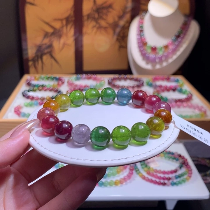 未镶嵌手链碧玺碧玺