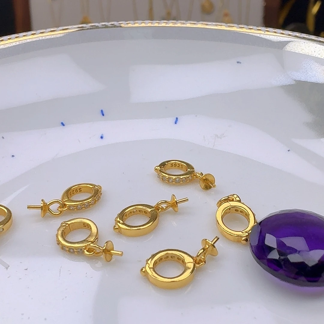 颈饰紫晶银S925镶嵌紫水晶925镶嵌167
