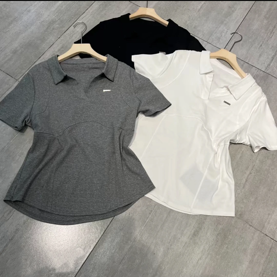 85122#大码夏加大加肥加长款POLO棉短袖
