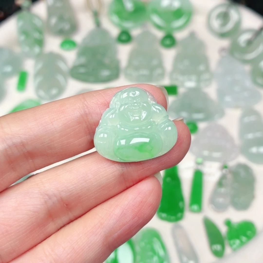 颈饰未镶嵌翡翠缅甸天然A货翡翠