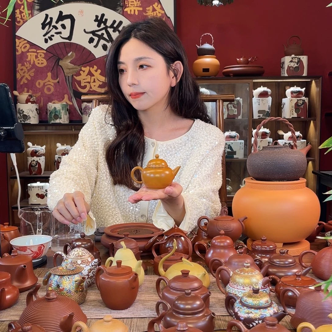 没***民紫砂茶壶纯手工手拉壶