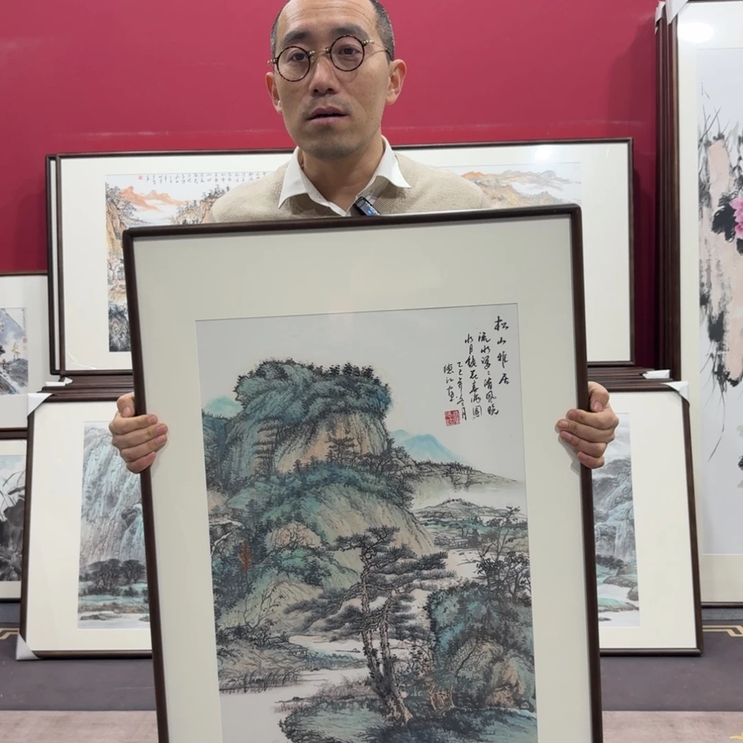 简***。国画手绘作品90/60