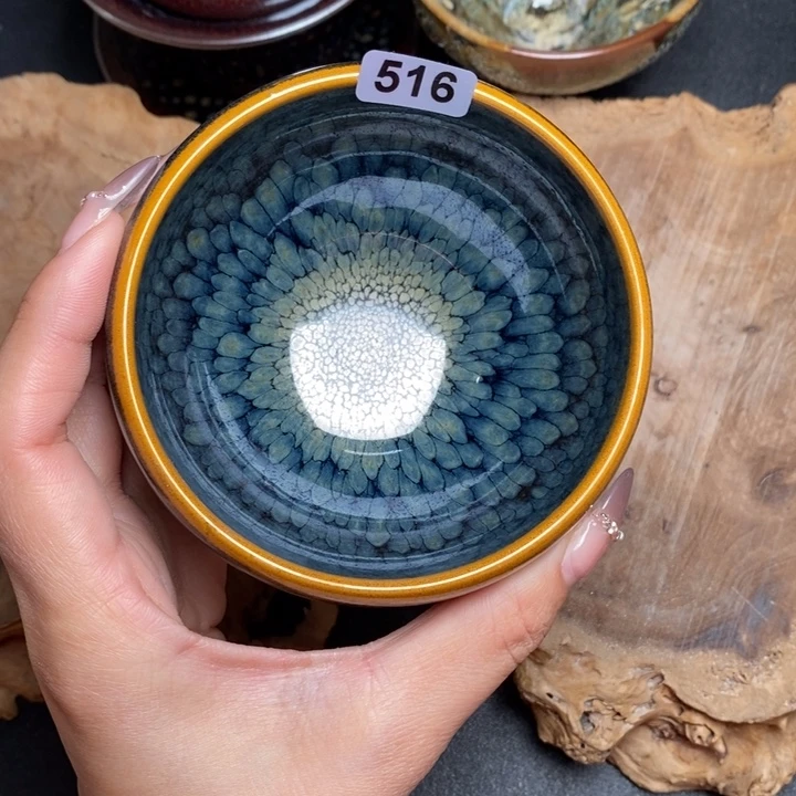 茶盏建窑建盏主人杯516微瑕