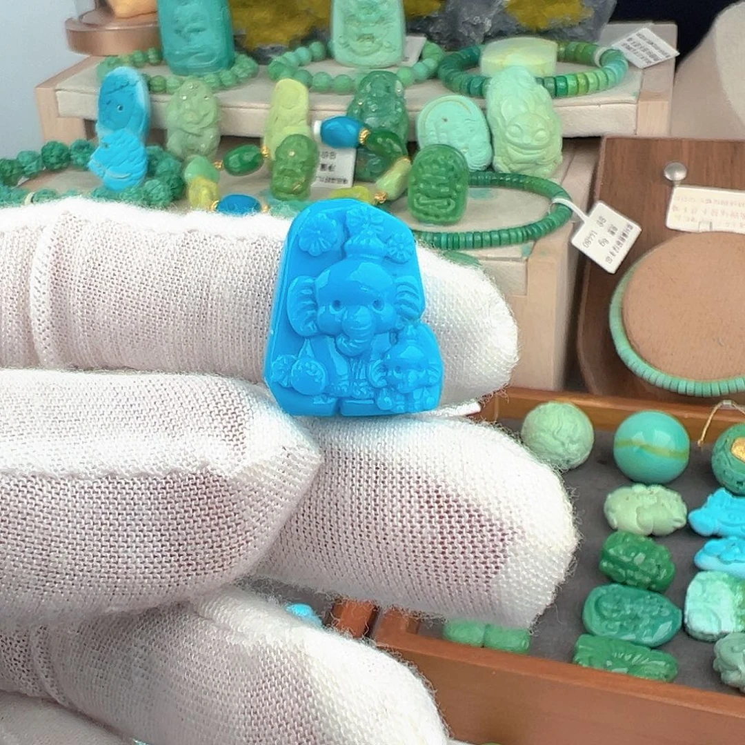 绿松石未镶嵌主播夏