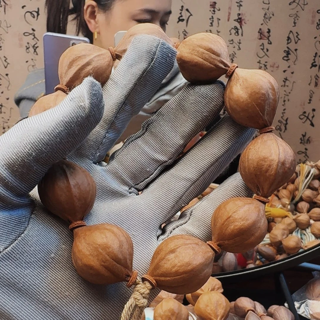 津***橄榄核手串水晶核