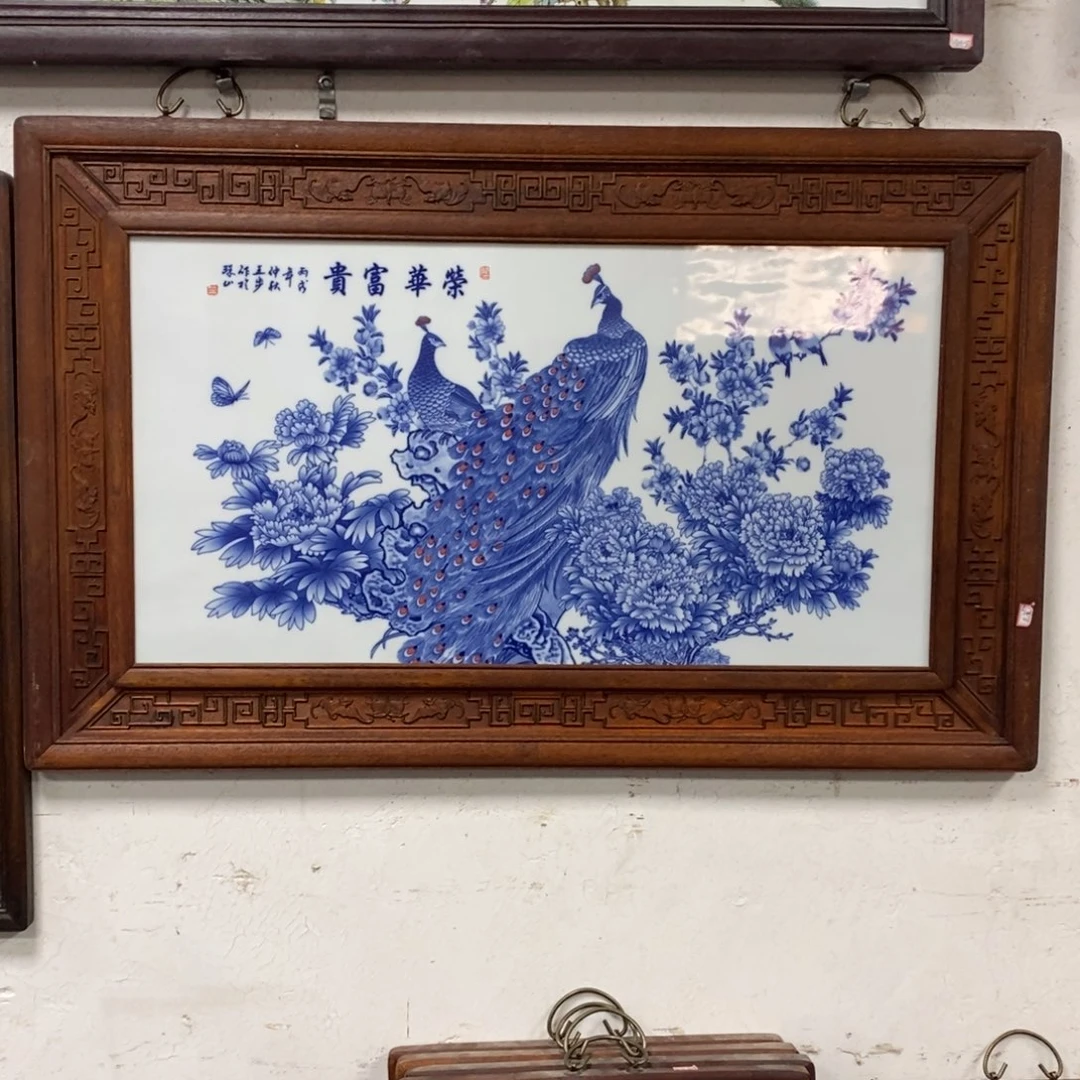 瓷片景德镇瓷板画柴窑烧制
