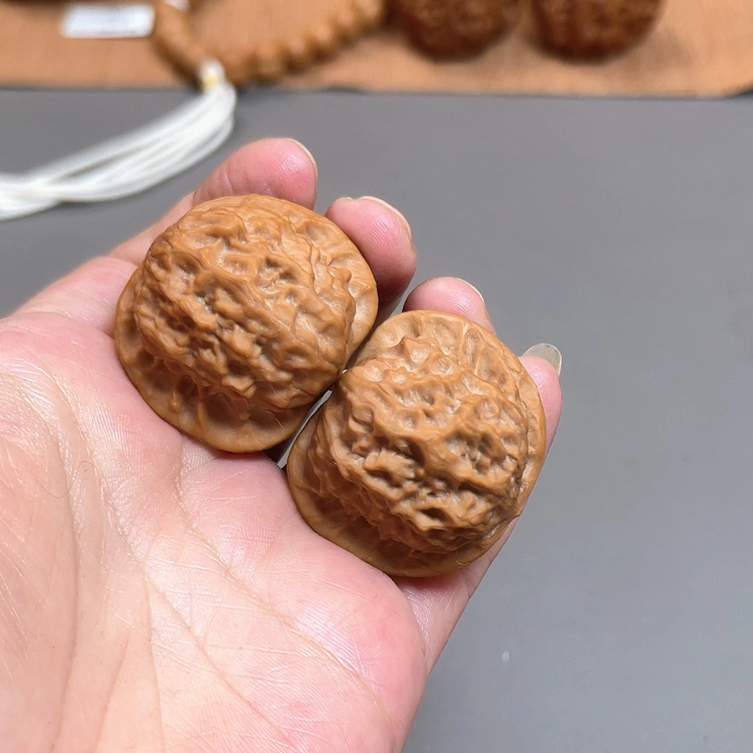 桃核把件37×35尺精修白茬瓷娃娃A360