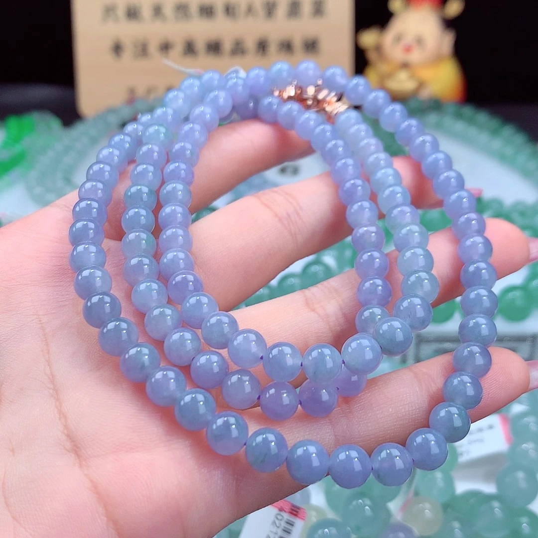 翡翠手链未镶嵌卡6.5