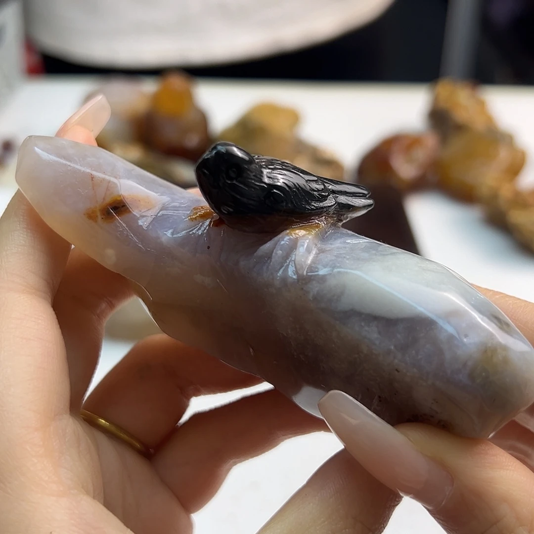 玛瑙/玉髓未镶嵌颈饰