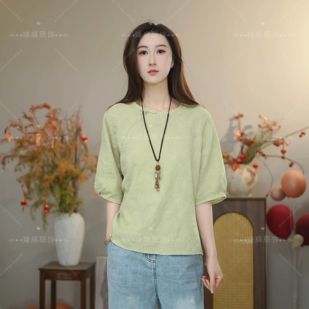 【9071人好评】夏季穿搭短袖纯棉纯色百搭耐看欧若风aura文艺休闲