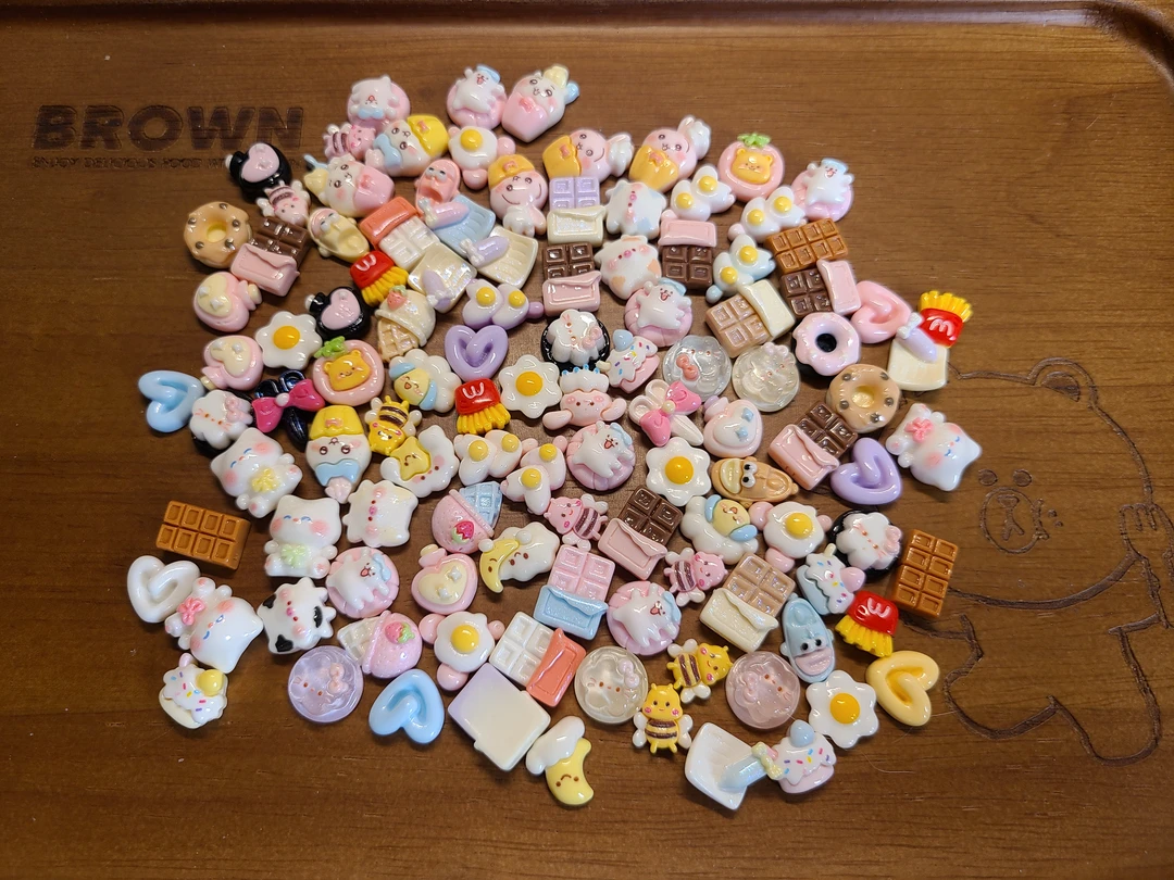 【不拆直接装】100g混装小鼻嘎mini树脂配件