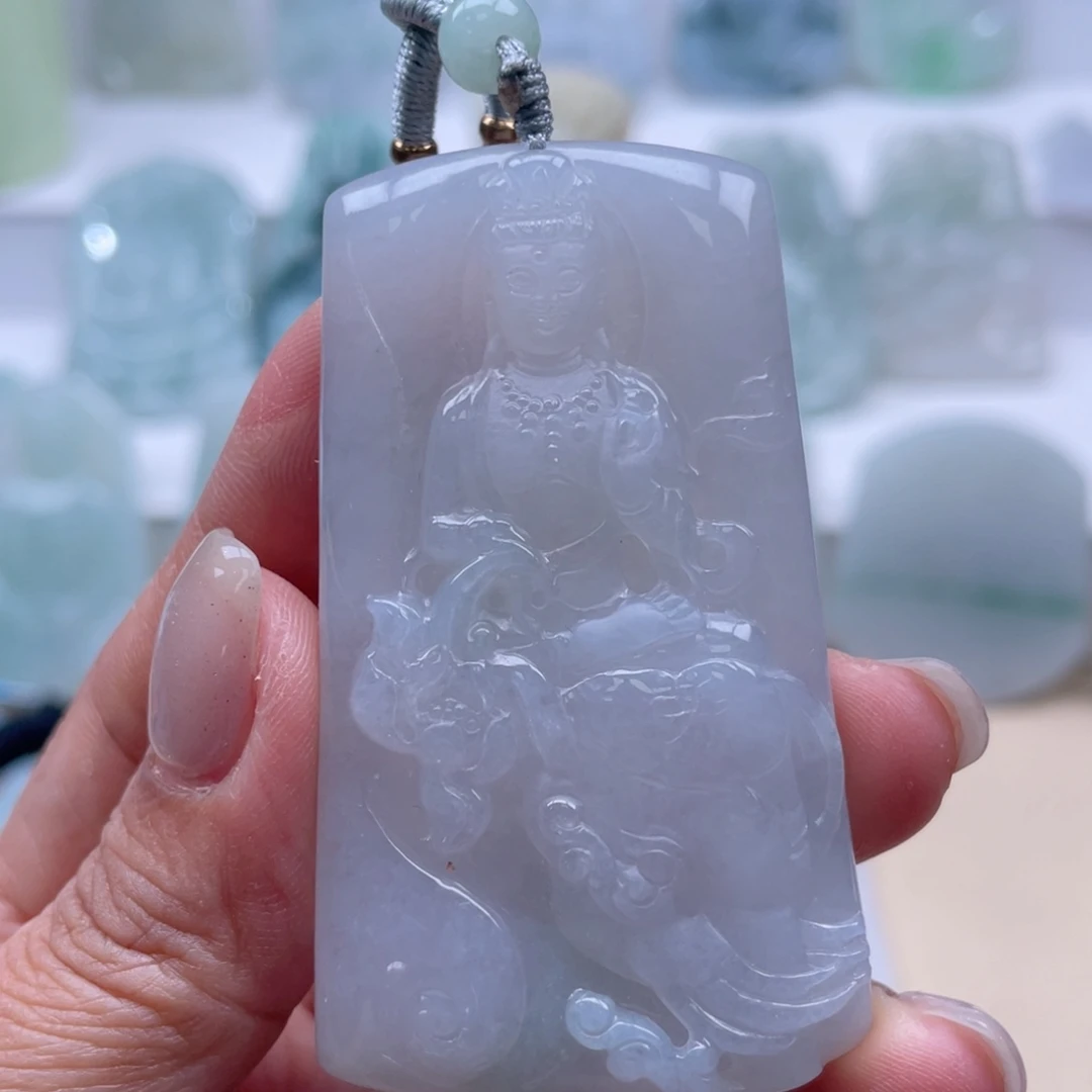 颈饰未镶嵌翡翠普贤
