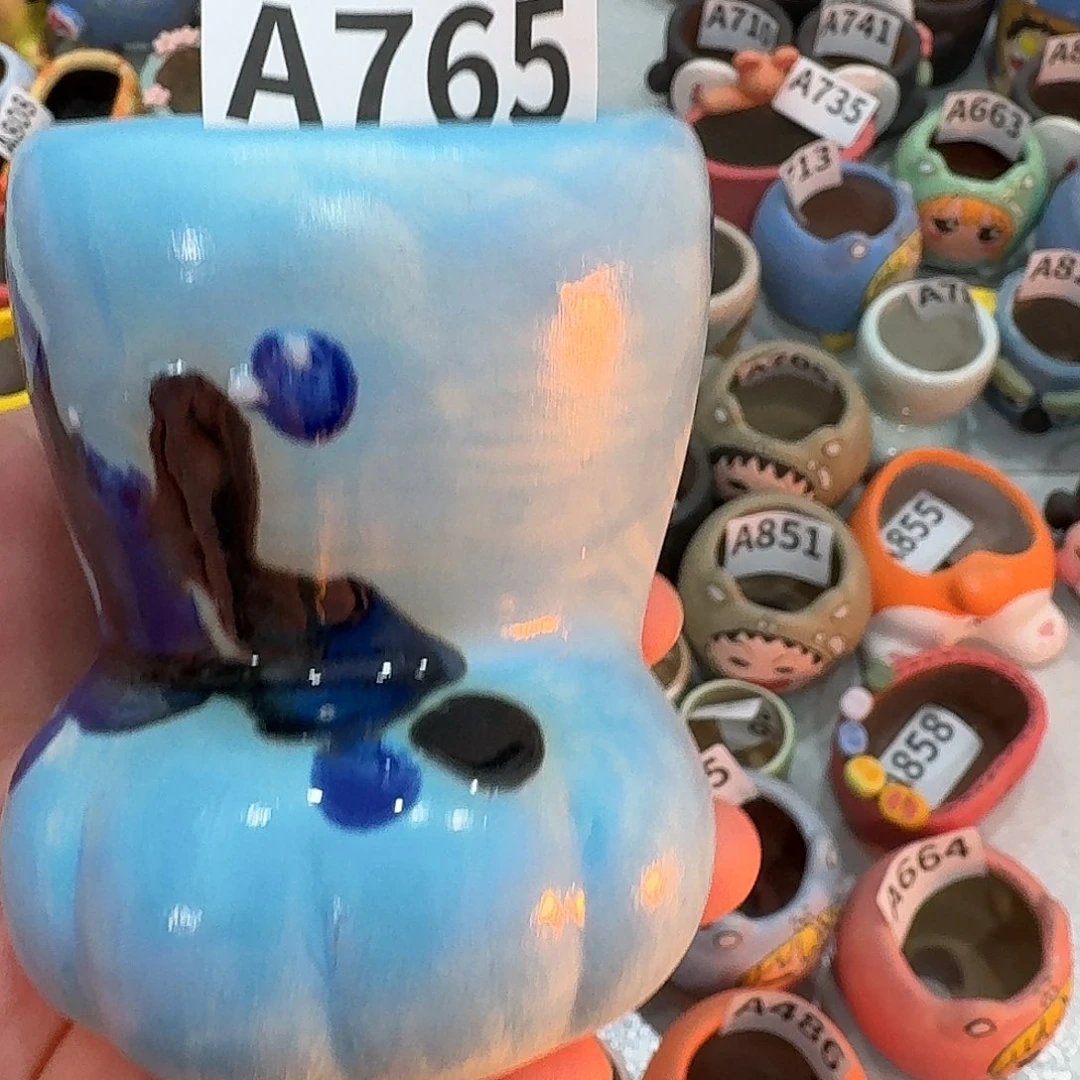 陶瓷手工瑕疵多肉花盆