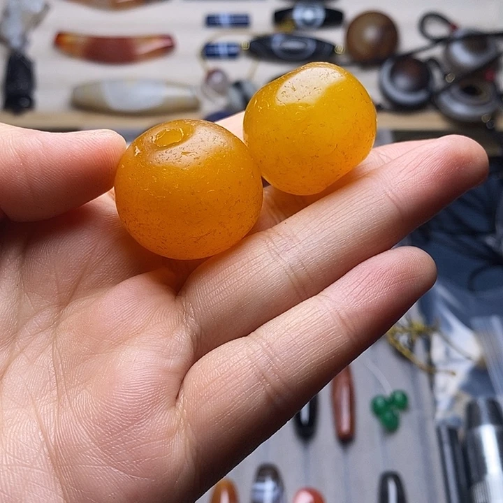 沉***强玛瑙/玉髓合金颈饰