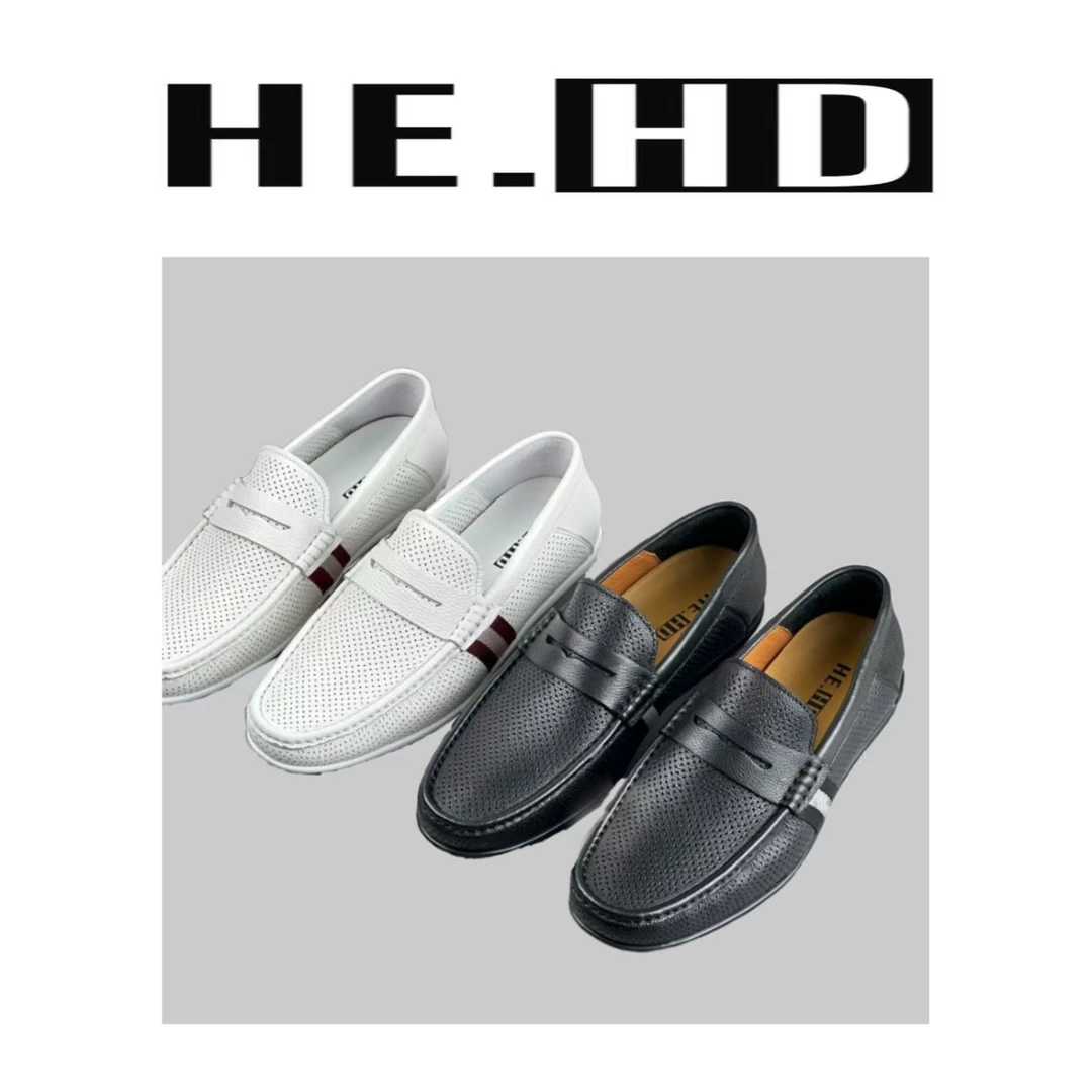 HE.HD豆豆鞋乐福鞋商务休闲软底软面时尚百搭软底单鞋舒适懒人鞋