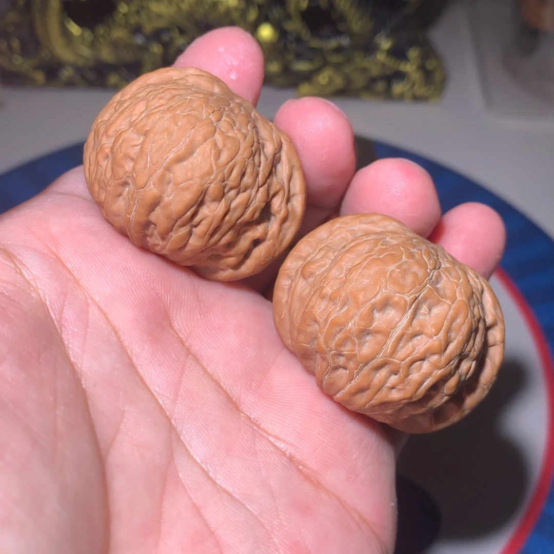 文玩核桃把件铁锤40边肚同