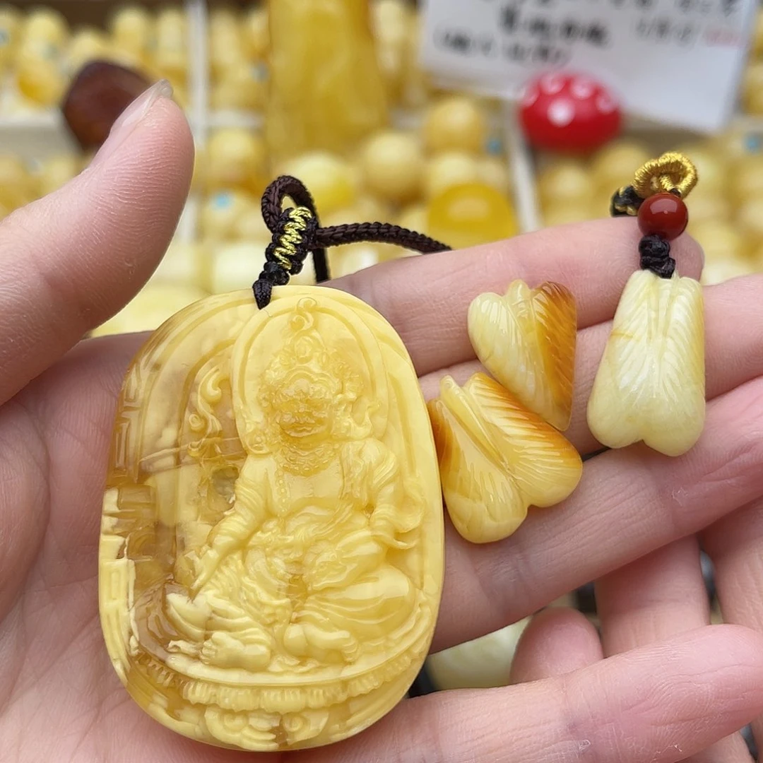 裸石琥珀未镶嵌小***麻蜜蜡牌子鸽