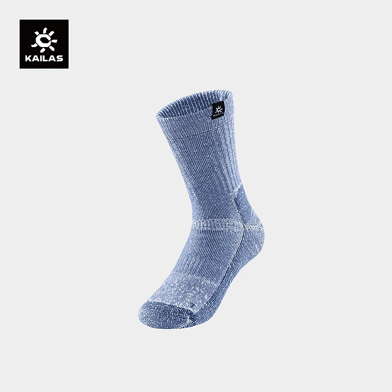 KAILAS凯乐石 踏雪中帮呼吸棉徒步袜中高海拔保暖耐用KH2401101