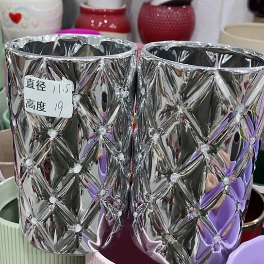 多肉绿植陶瓷花盆9.9包邮，有孔