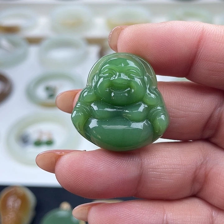 和田玉（碧玉）未镶嵌颈饰