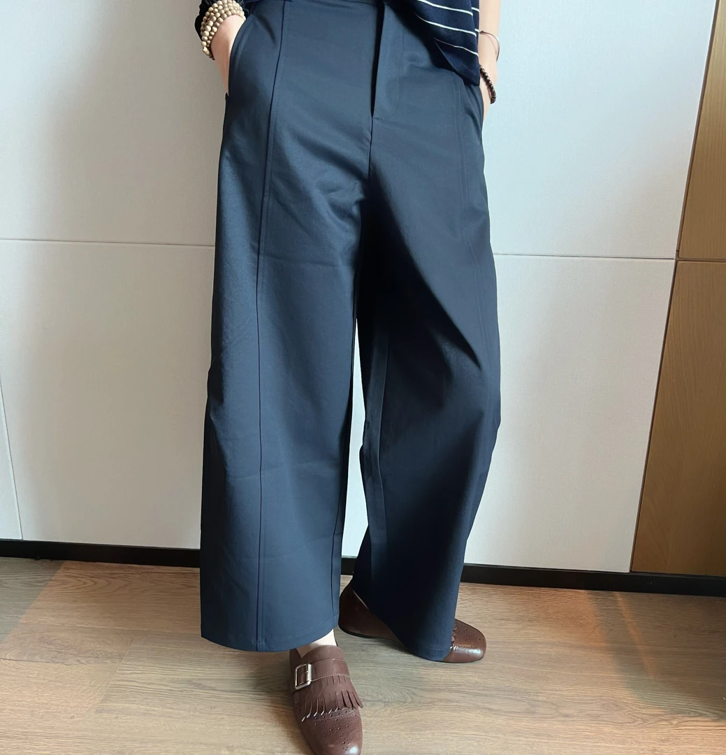【秀秀新品2】小个子必备微弹九分伞兵裤休闲