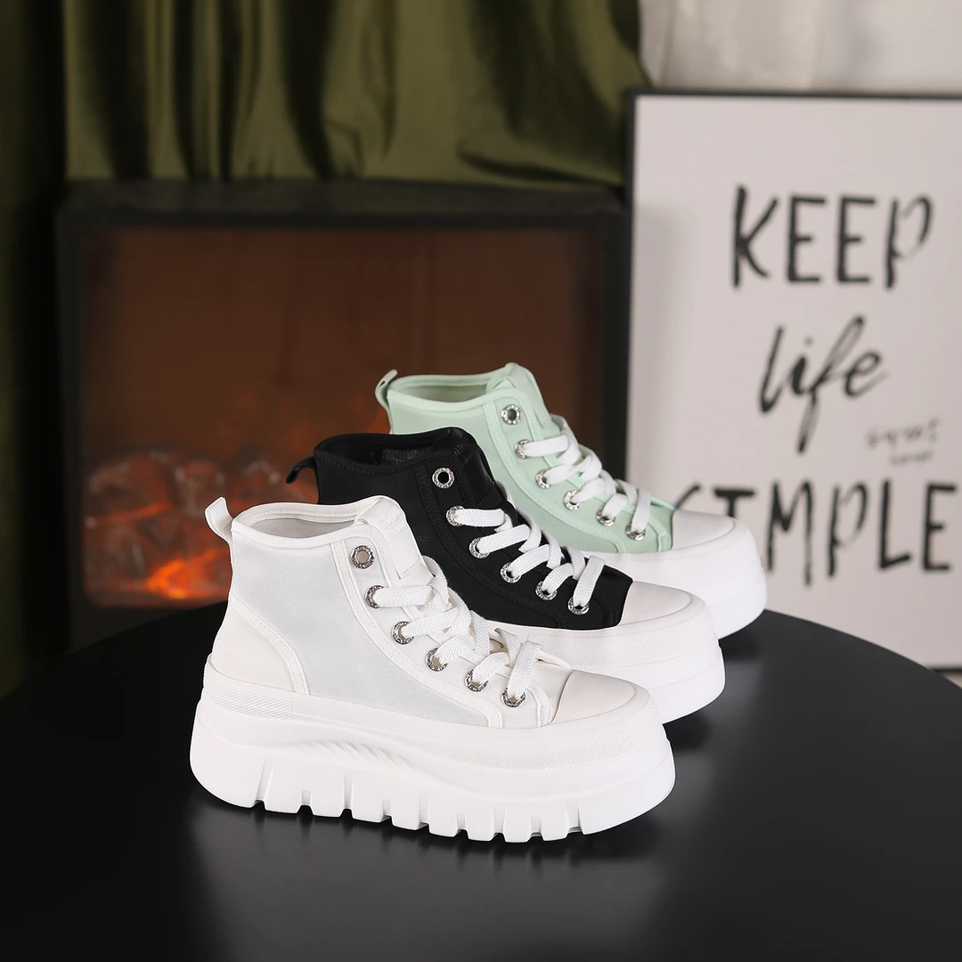 【阿布潮鞋】增高6cm时尚百搭女士休闲鞋2130