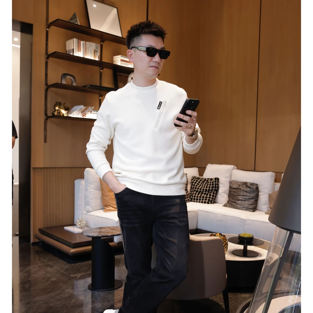 DORC-【慢生活休闲系列】时尚休闲圆领套头男士长袖卫衣-SS25-5102