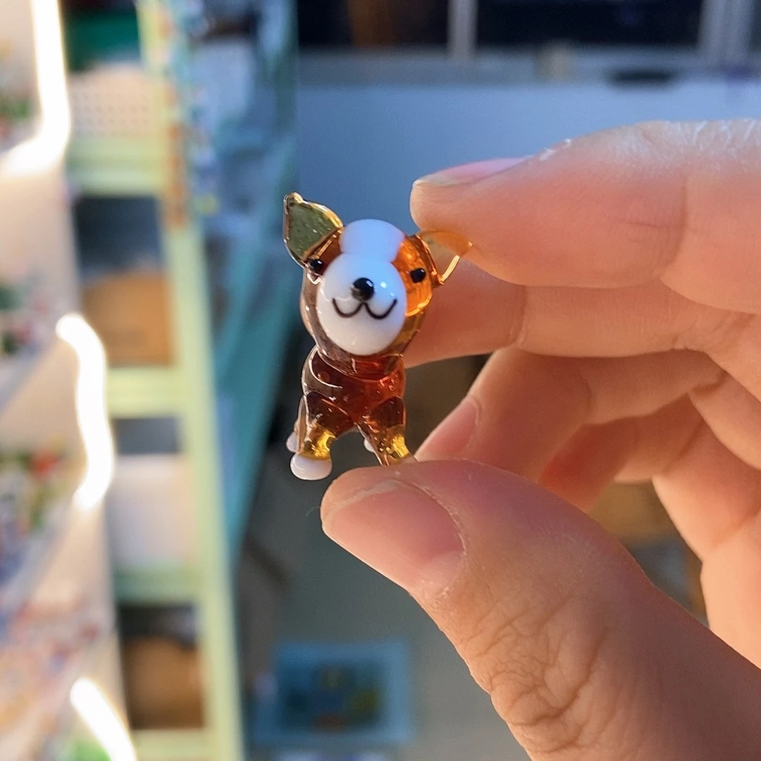 琉璃手工艺品柯基