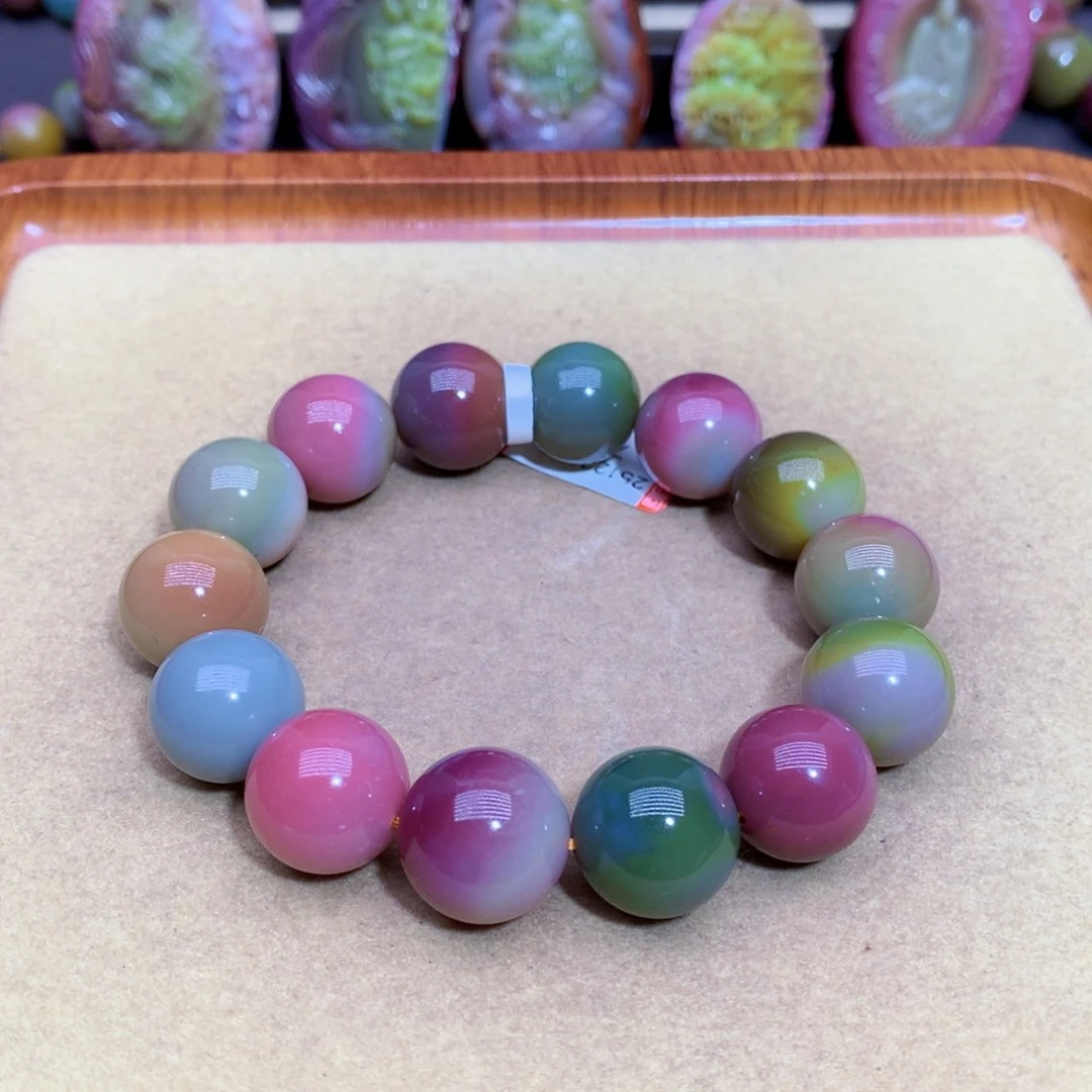 玛瑙未镶嵌手链盐源