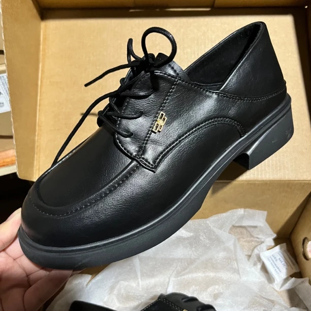 新款1208系带乐福鞋（后跟可踩）24Q