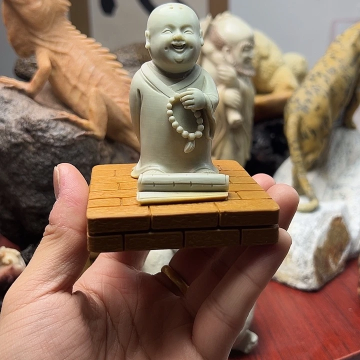 东北石松花石摆件