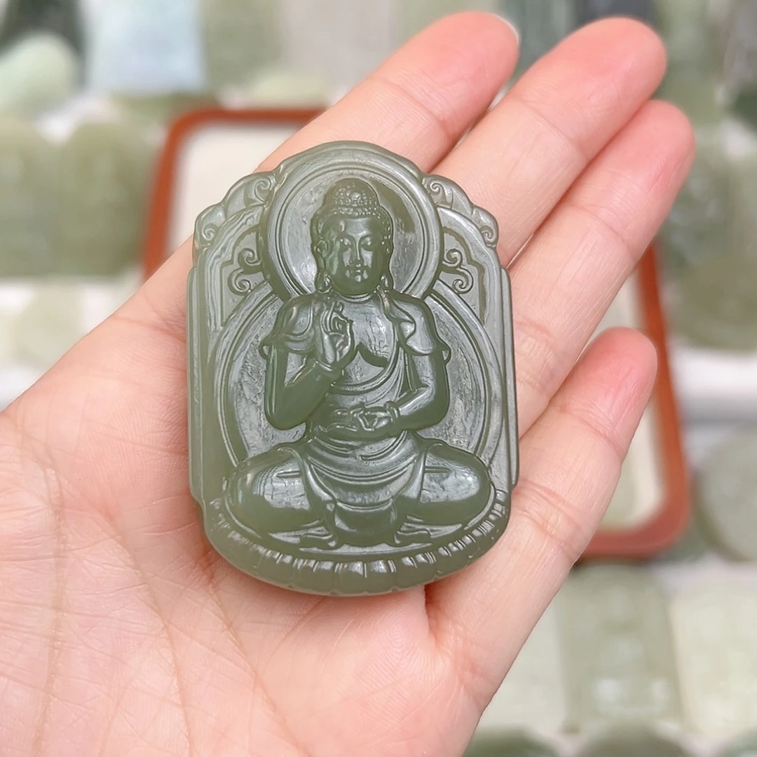 颈饰未镶嵌和田玉大****