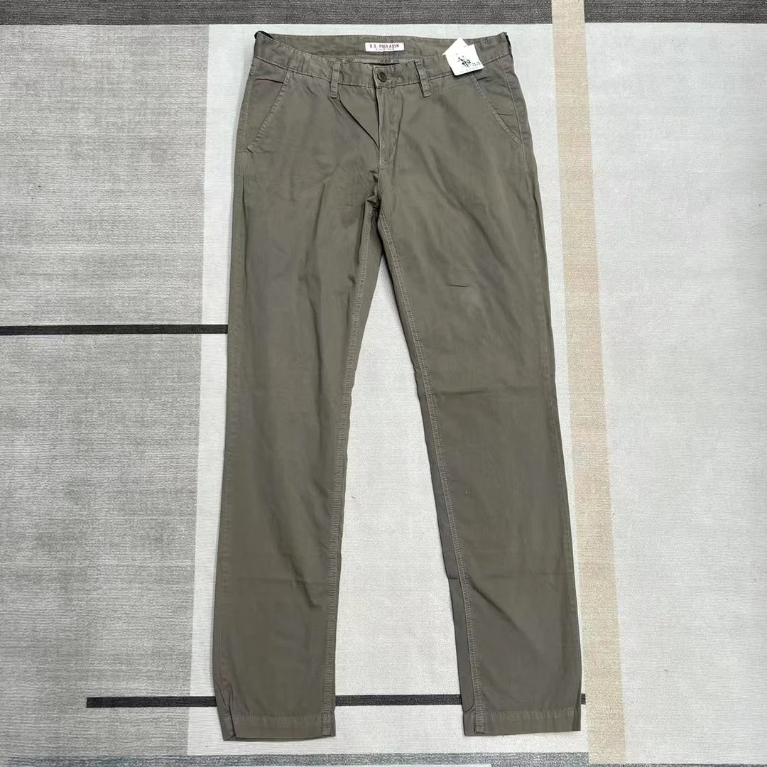 未使用 maje US中腰立体剪裁高弹力长裤潮休闲裤男士