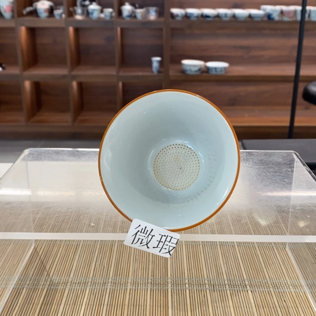 釉下彩老陶泥手工绘制