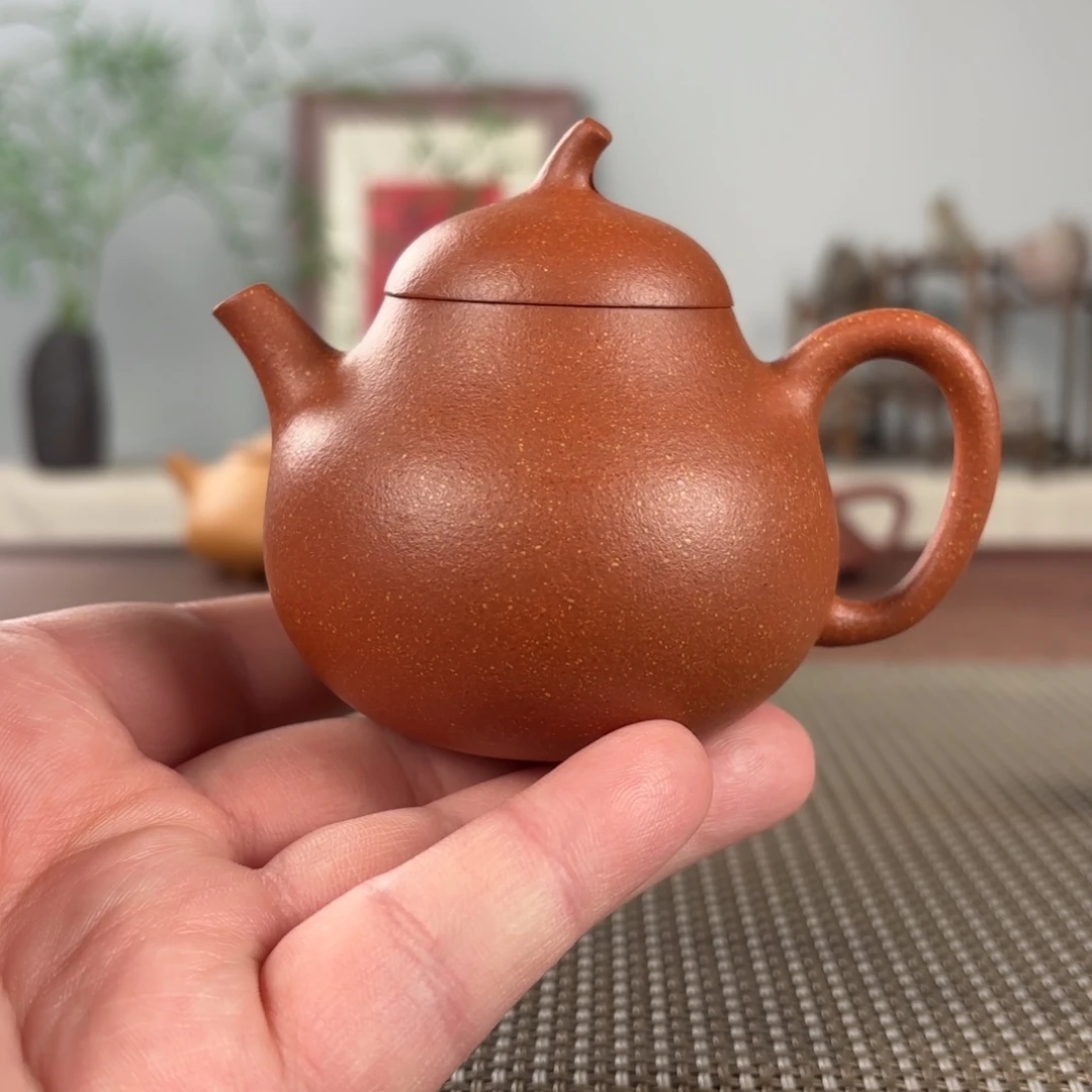 紫砂茶壶微瑕黄龙山原矿紫砂壶